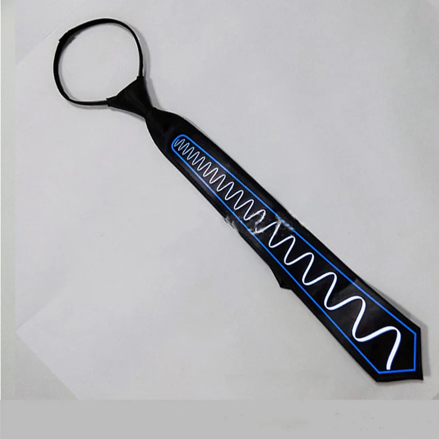 Glowing Voice-Activated Tie for Raves and EDM Festivals