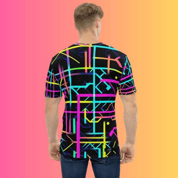 Men's Vibrant Festival Vibes T-Shirt - Perfect Rave Gear for EDM Lovers