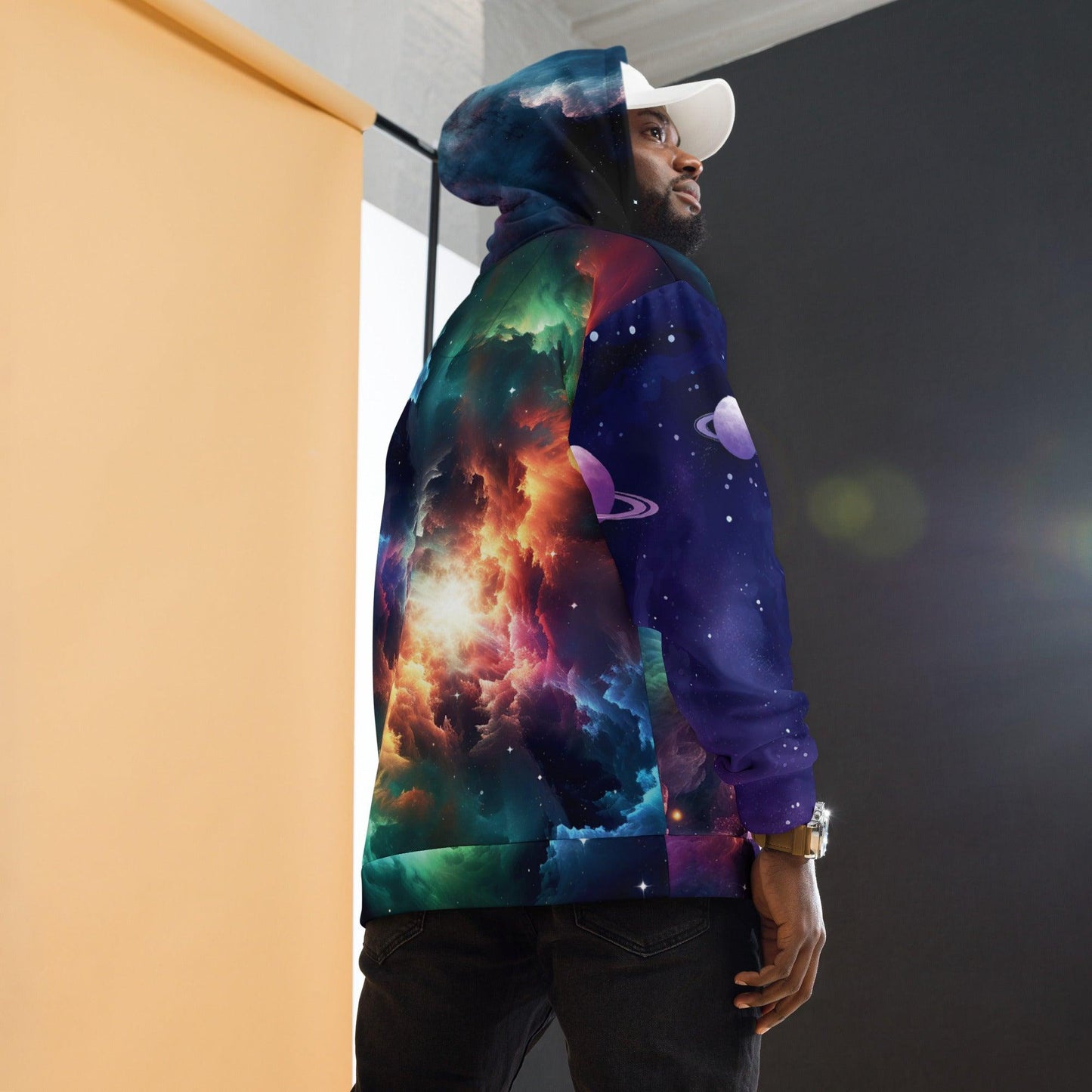 Space Galaxy Unisex Hoodie for EDM Festivals - EDMFestieGear.com
