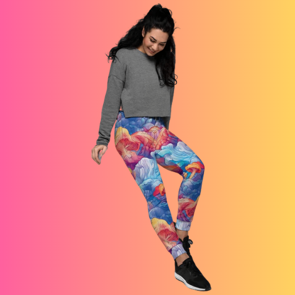 Eco-Friendly Playful Women's Joggers for Festivals - EDMFestieGear.com