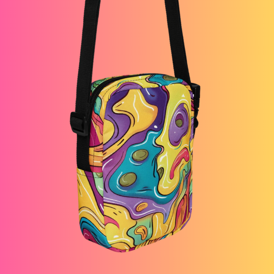 Playful Utility Crossbody Bag - Perfect for Festivals - EDMFestieGear.com