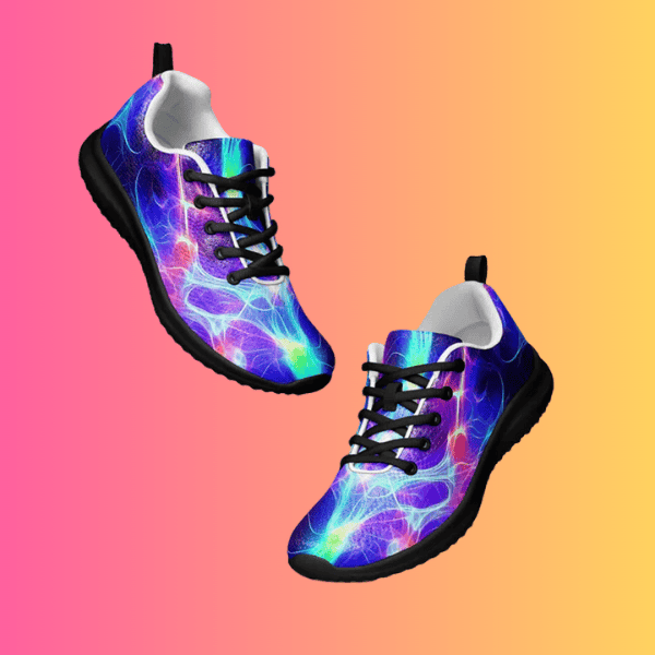 Men's Playful Festival-Ready Athletic Shoes for EDM Lovers