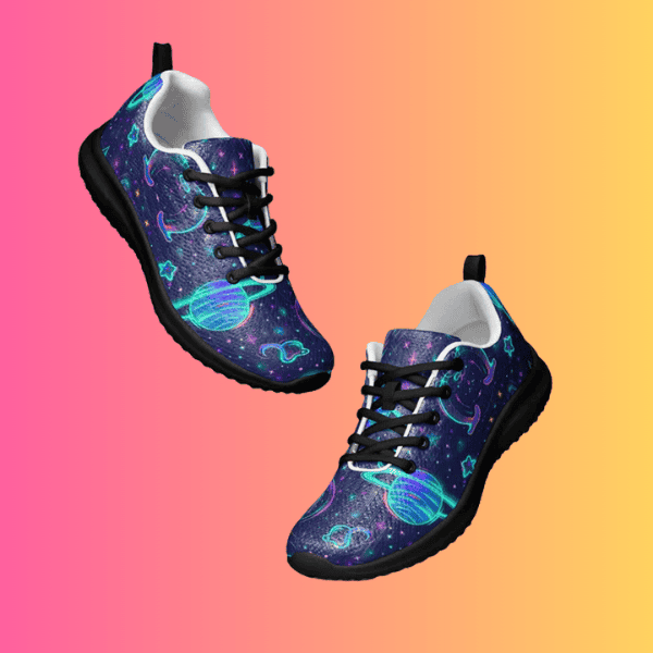 Men's Vibrant Festival-Ready Athletic Shoes for Rave Enthusiasts