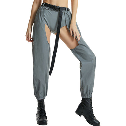 Reflective Chap Pants for EDM Festivals and Raves