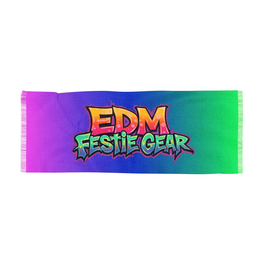 Neon Rave Festival Scarf — Bright and Lightweight EDM Accessory