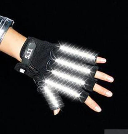 LED Finger Gloves for EDM Festivals and Raves - Illuminate Your Experience