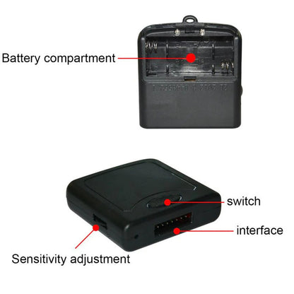 Glowing Voice-Activated Tie for Raves and EDM Festivals