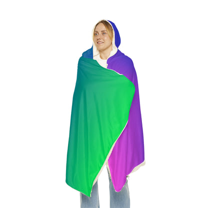 EDM Festival Gradient Hooded Snuggle Blanket
