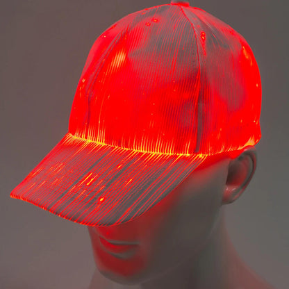 Led fiber Optic hat For EDM Festivals And Raves
