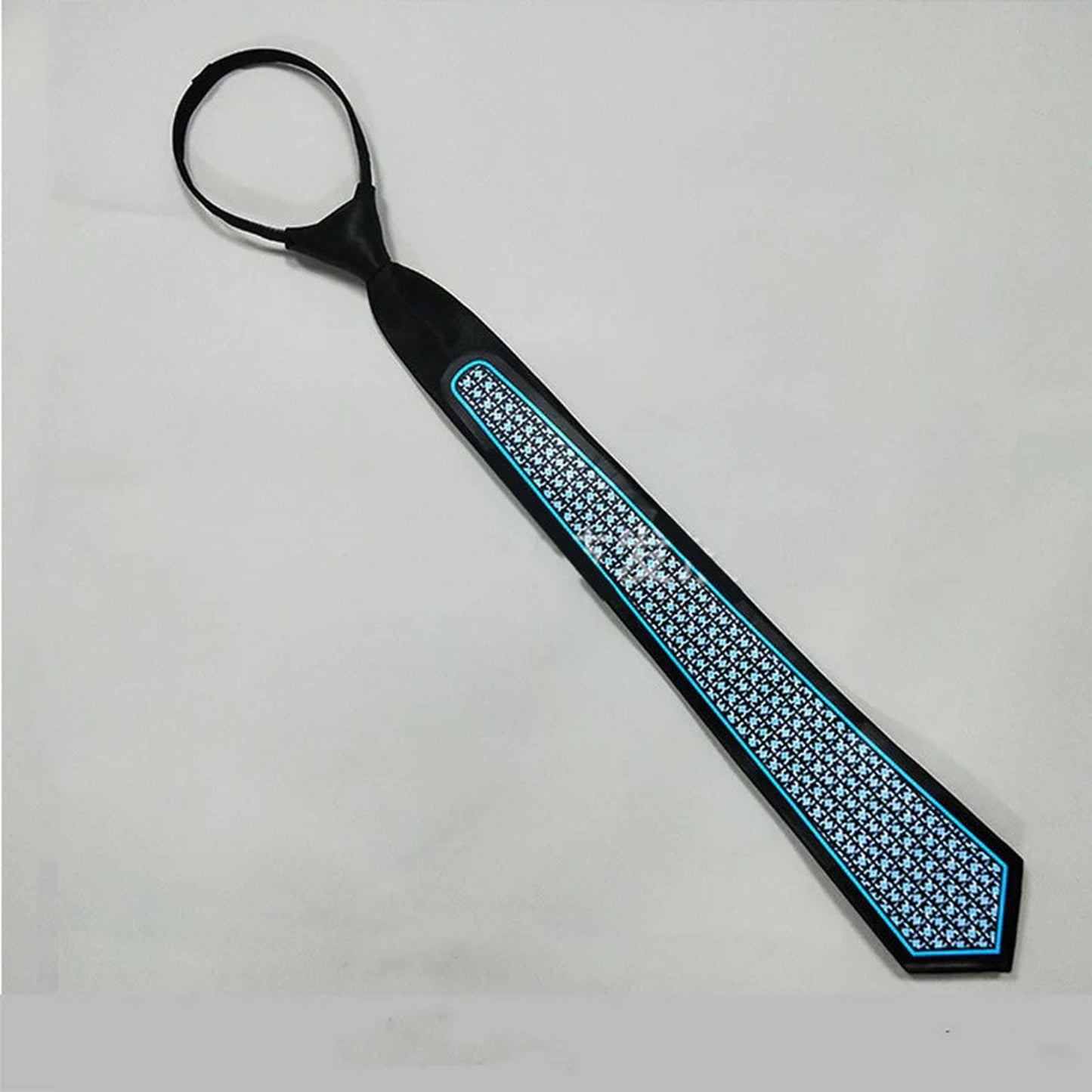 Glowing Voice-Activated Tie for Raves and EDM Festivals