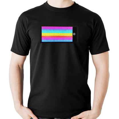 LED Clothes Display Screen Internet Celebrity Luminous Trendy T-shirt