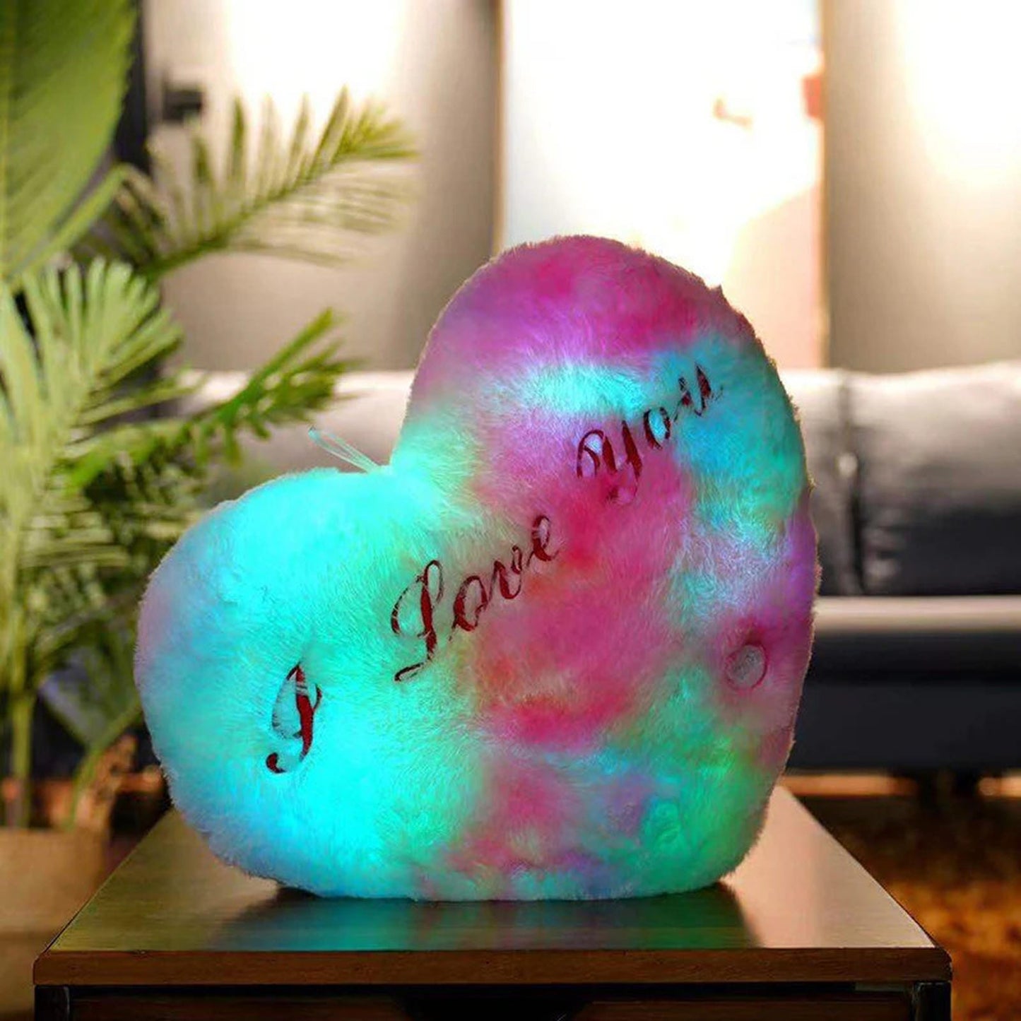 Glow Pillow Plush Toy for EDM Festivals and Raves