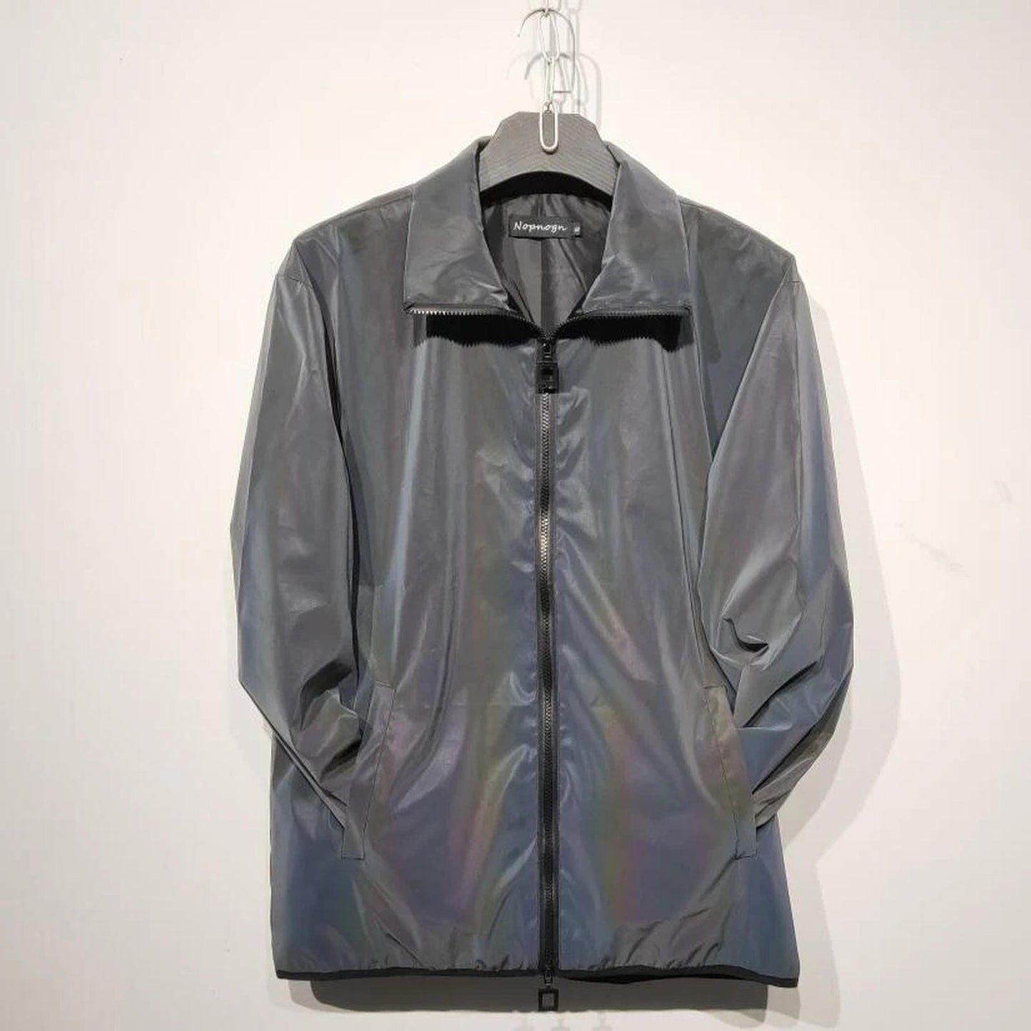 Reflective Lapel Coat for EDM Music Festivals and Raves