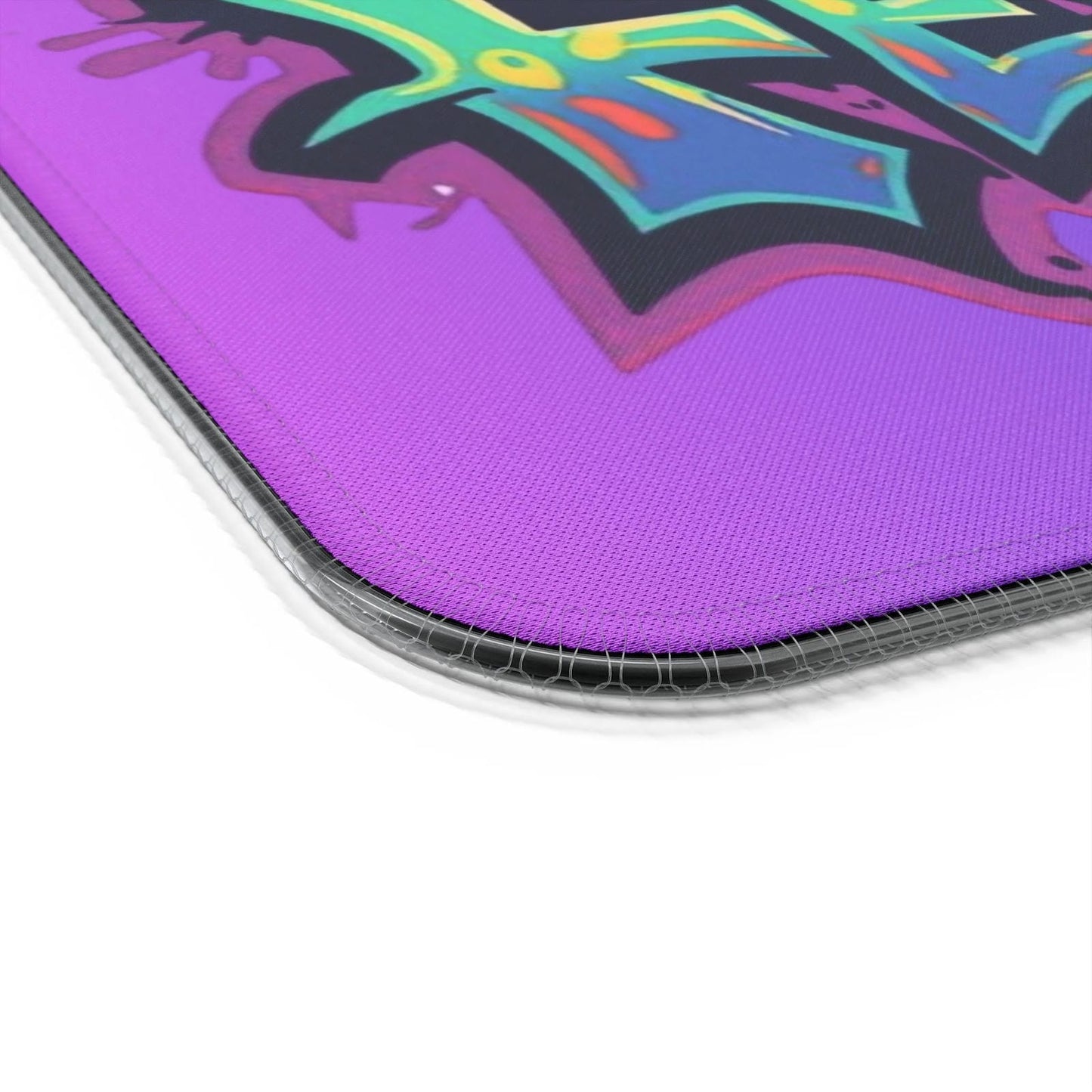 LED Wireless Charging Gaming Mouse Pad - 'EDM Festie Gear' RGB Desk Mat for Ravers