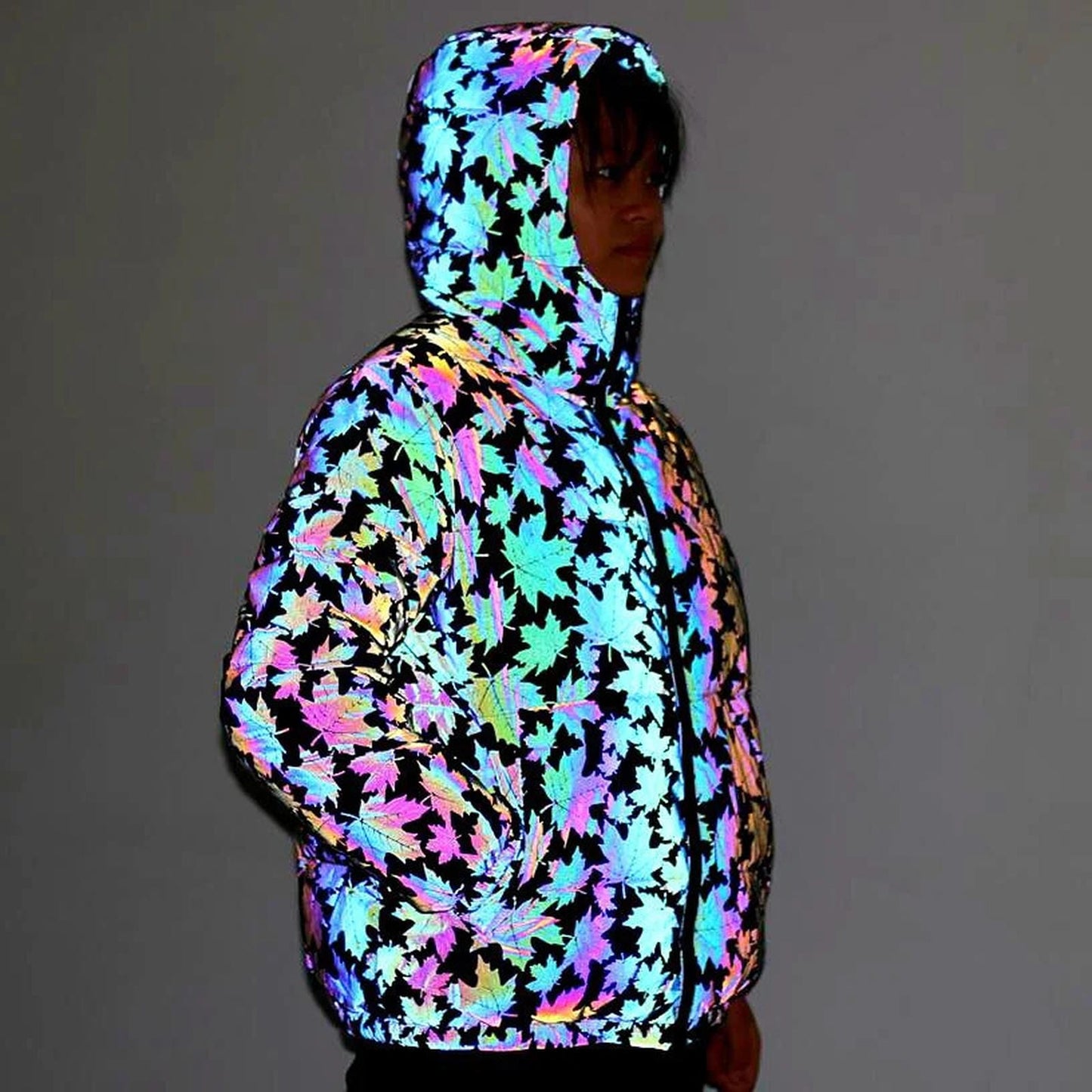 EDM Festival Reflective Jacket for Rave Enthusiasts