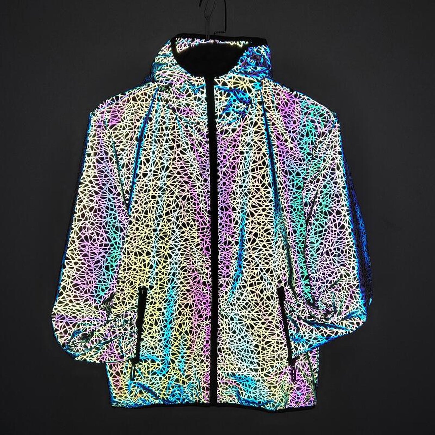 Reflective Rave Festival Pants for EDM Lovers