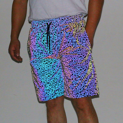 EDM Reflective Festival Shorts for Raves and Events