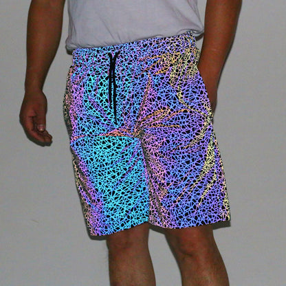 EDM Reflective Festival Shorts for Raves and Events