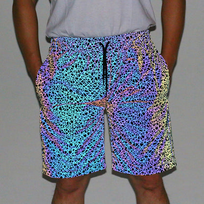 EDM Reflective Festival Shorts for Raves and Events