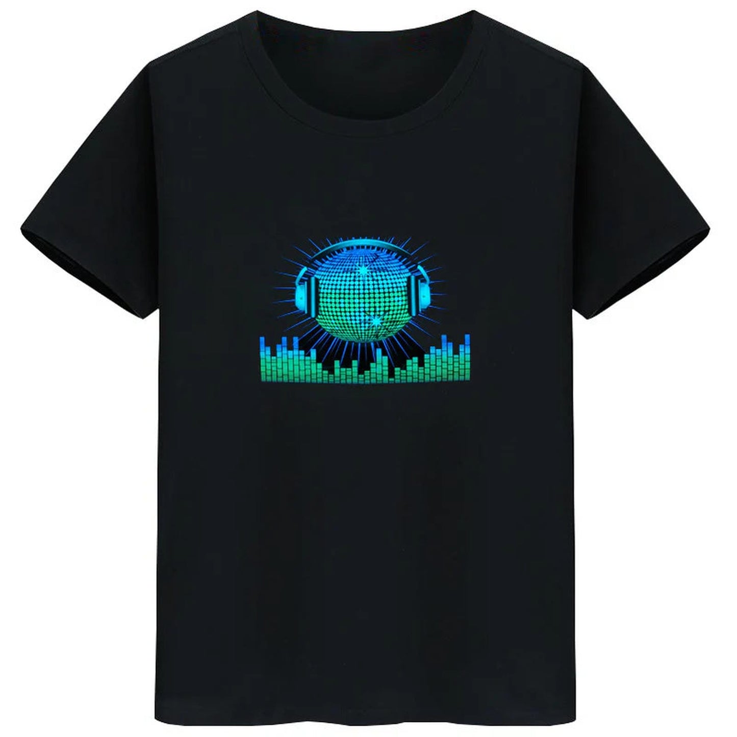 Voice-activated Light-emitting Clothes Led Light-emitting T-shirt