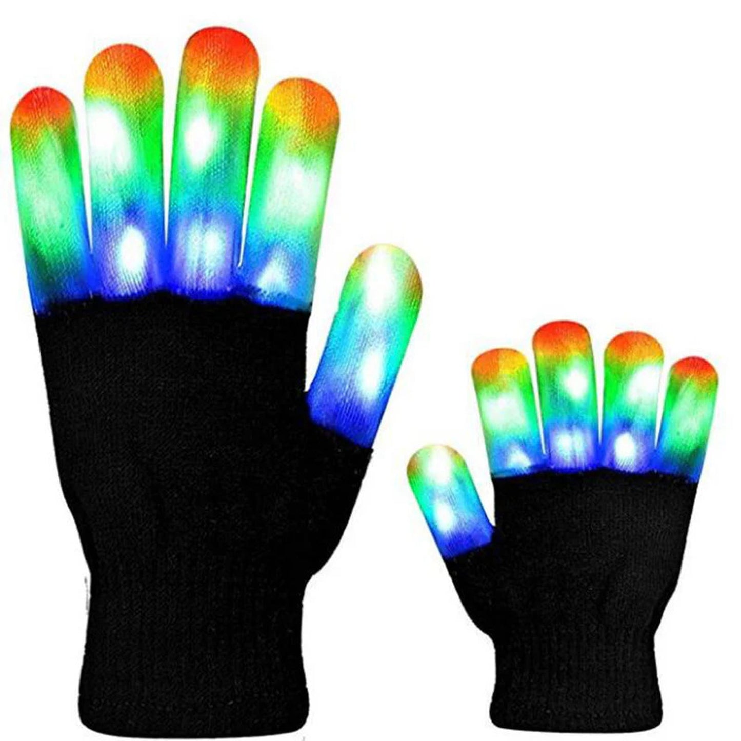 LED Glowing Gloves For EDM Music Festivals And Raves