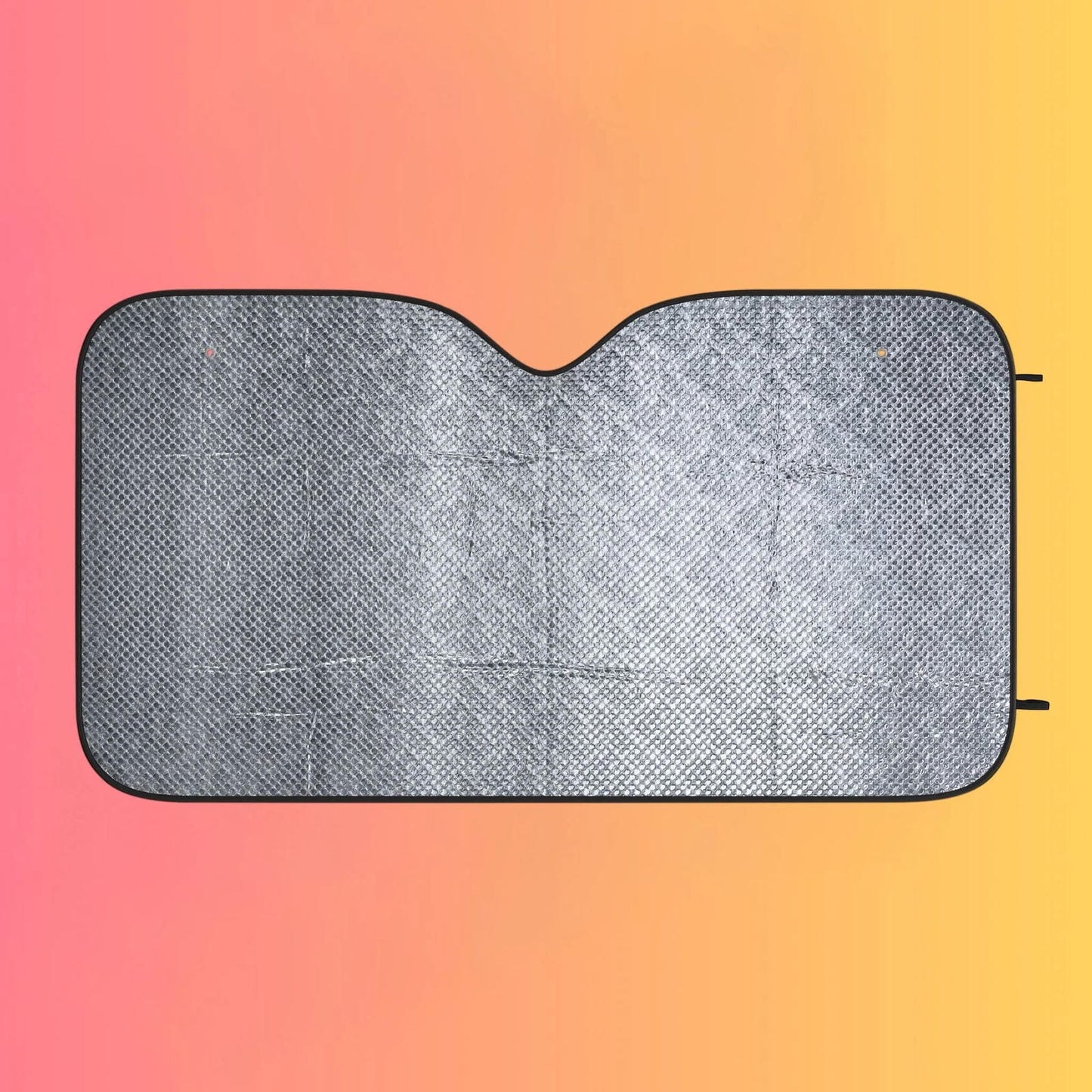 EDM Festie Gear Car Sun Shade — Neon Gradient Auto Windshield Protector