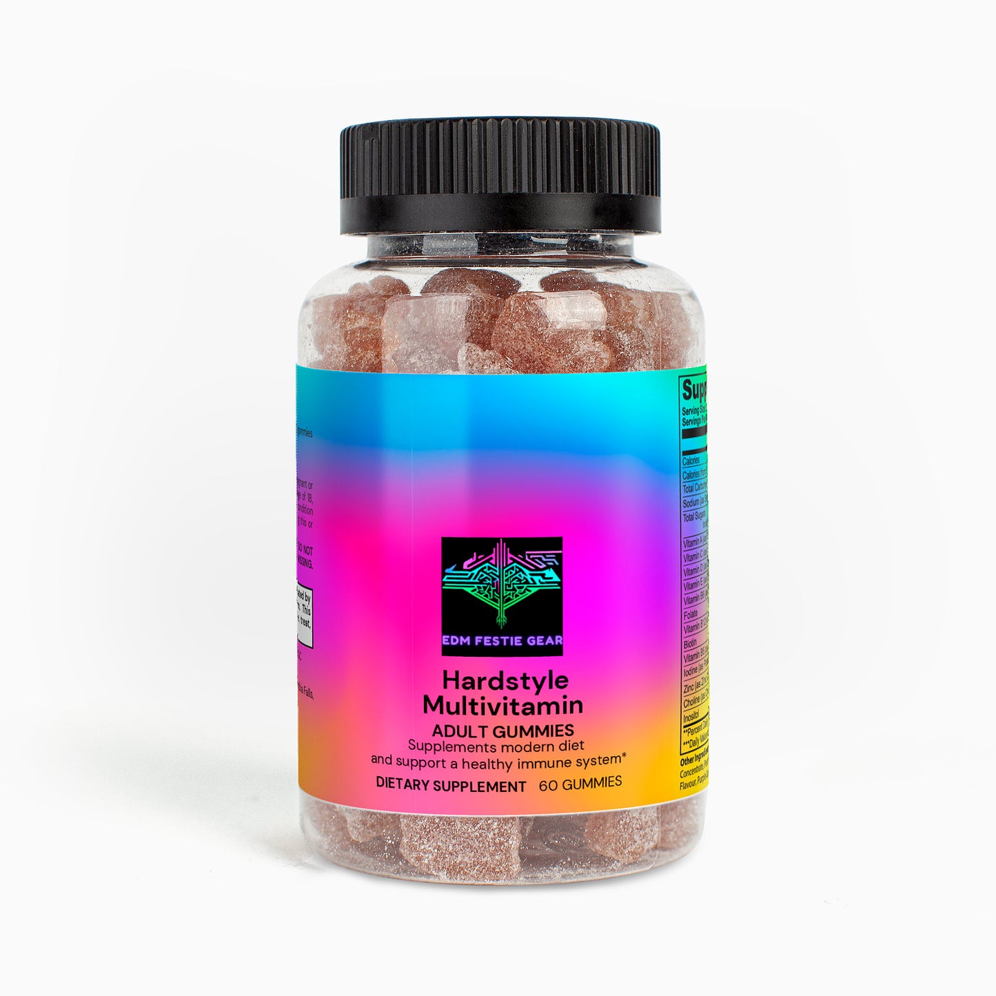 Hardstyle Multivitamin Bear Gummies for EDM Lovers