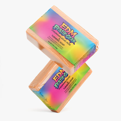 Pyromania Kojic Acid & Turmeric Soap - Brighten and Hydrate for the Festival Vibe