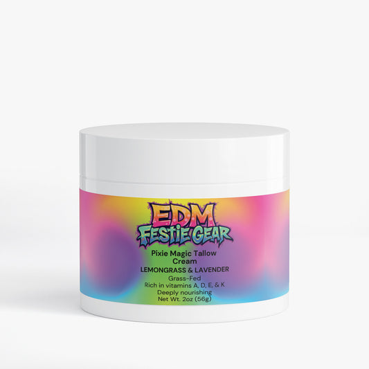 Pixie Magic Tallow Cream - Lemongrass & Lavender for Rave Ready Skin