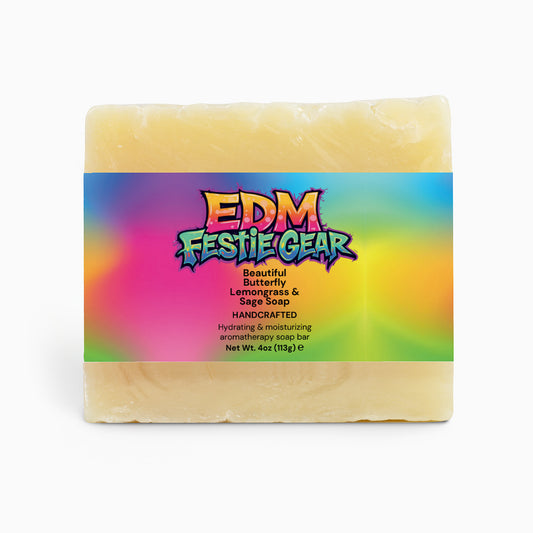 Stunning Butterfly Lemongrass & Sage Festival Soap for Ravers