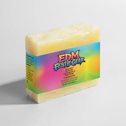 Stunning Butterfly Lemongrass & Sage Festival Soap for Ravers