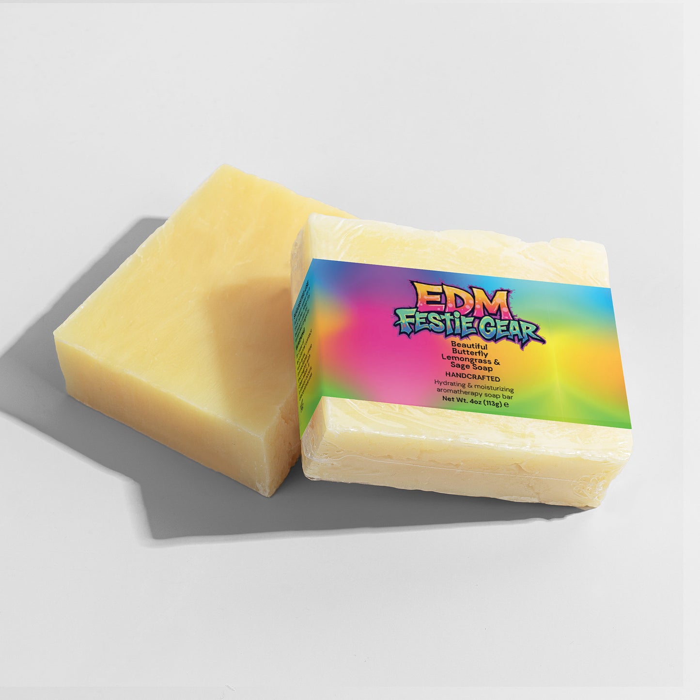 Stunning Butterfly Lemongrass & Sage Festival Soap for Ravers