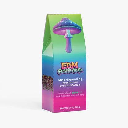 Mind-Expanding Mushroom Ground Coffee (Medium Roast)