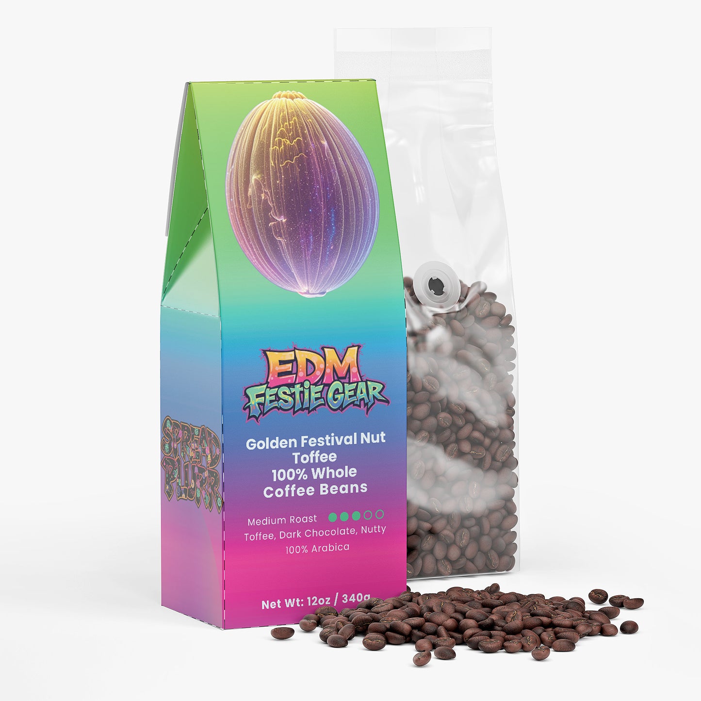 Golden Festival Nut Toffee Coffee Beans (Medium Roast)