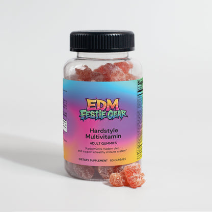 Hardstyle Multivitamin Bear Gummies - Fuel Your EDM Energy and Party Vibes!