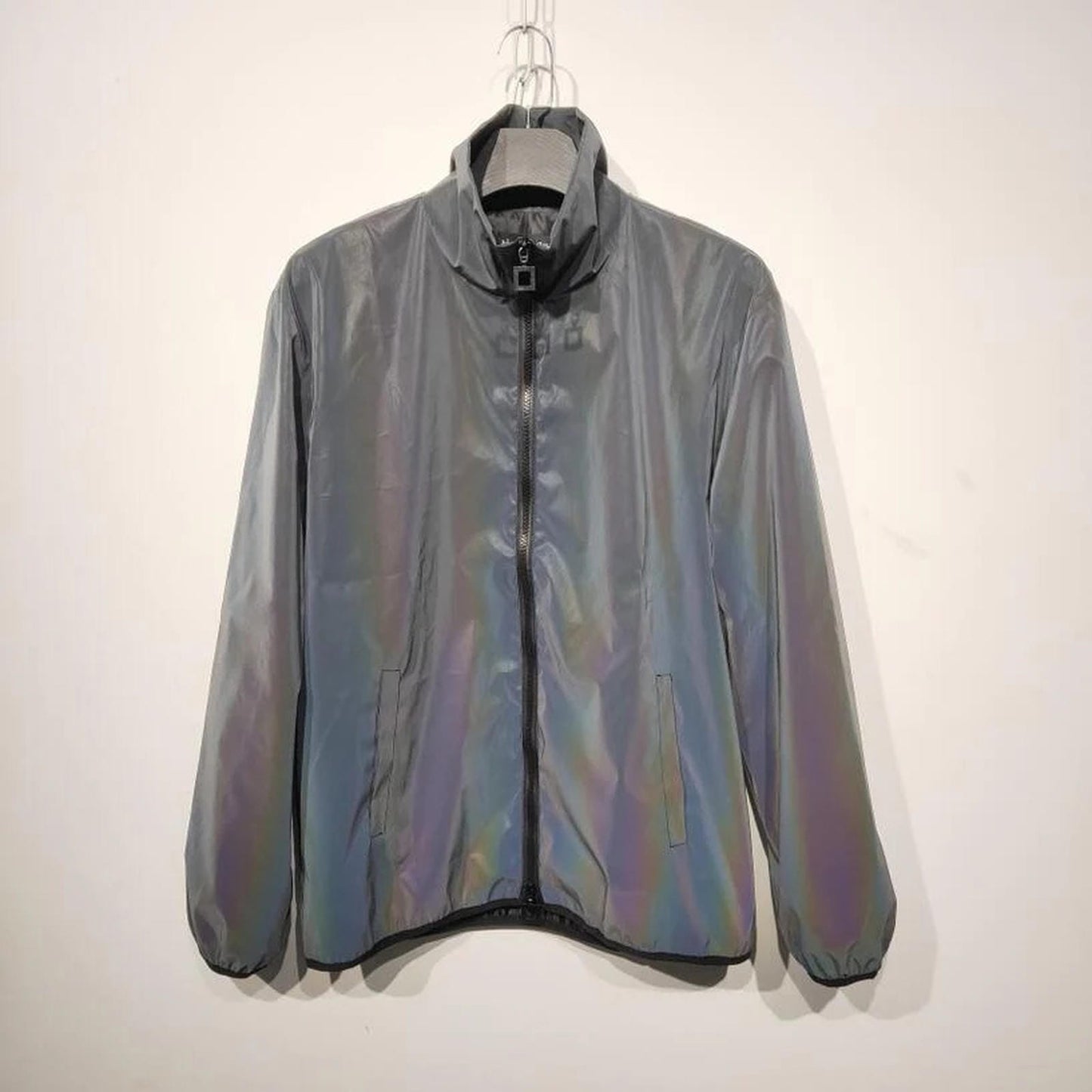 Reflective Lapel Coat for EDM Music Festivals and Raves
