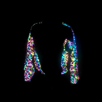EDM Women’s Reflective Festival Coat for Raves