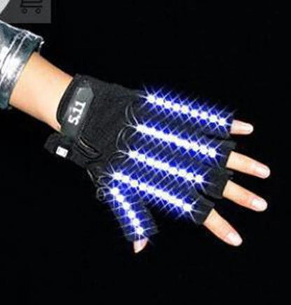 LED Finger Gloves for EDM Festivals and Raves - Illuminate Your Experience