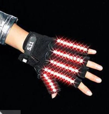 LED Finger Gloves for EDM Festivals and Raves - Illuminate Your Experience