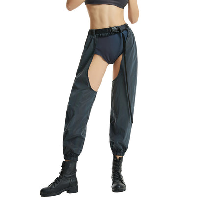 Reflective Chap Pants for EDM Festivals and Raves