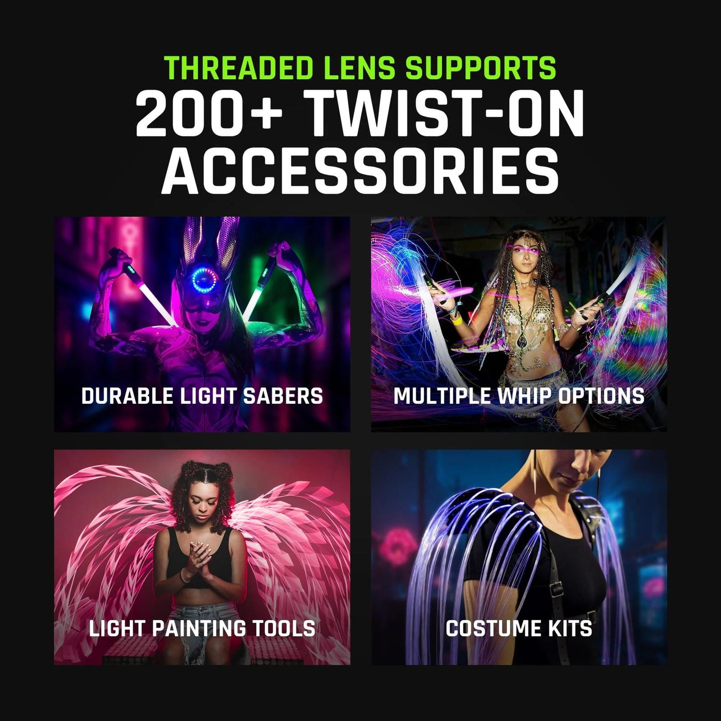 Fiber Optic Costume Kit