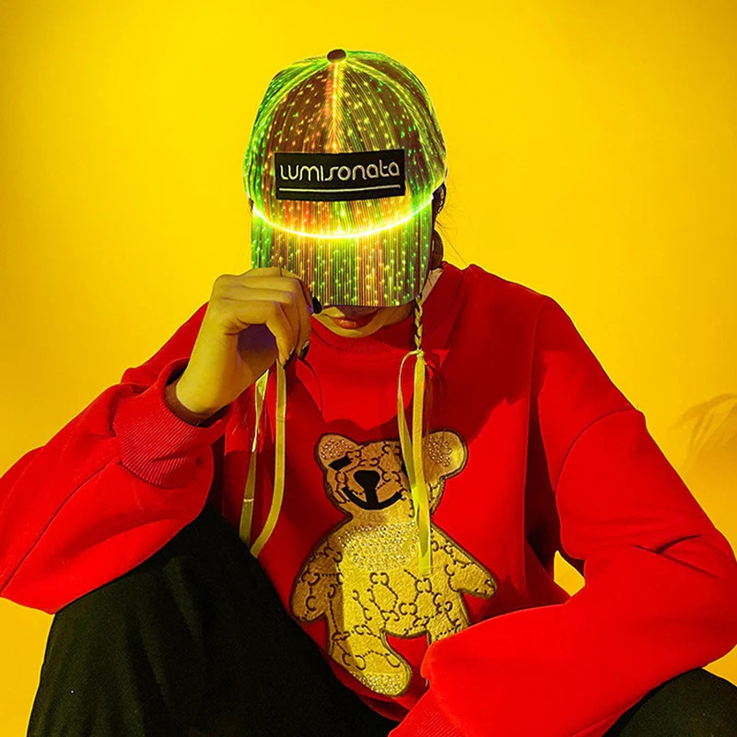 LED Hat For Raves And EDM Festivals