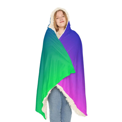 EDM Festival Gradient Hooded Snuggle Blanket
