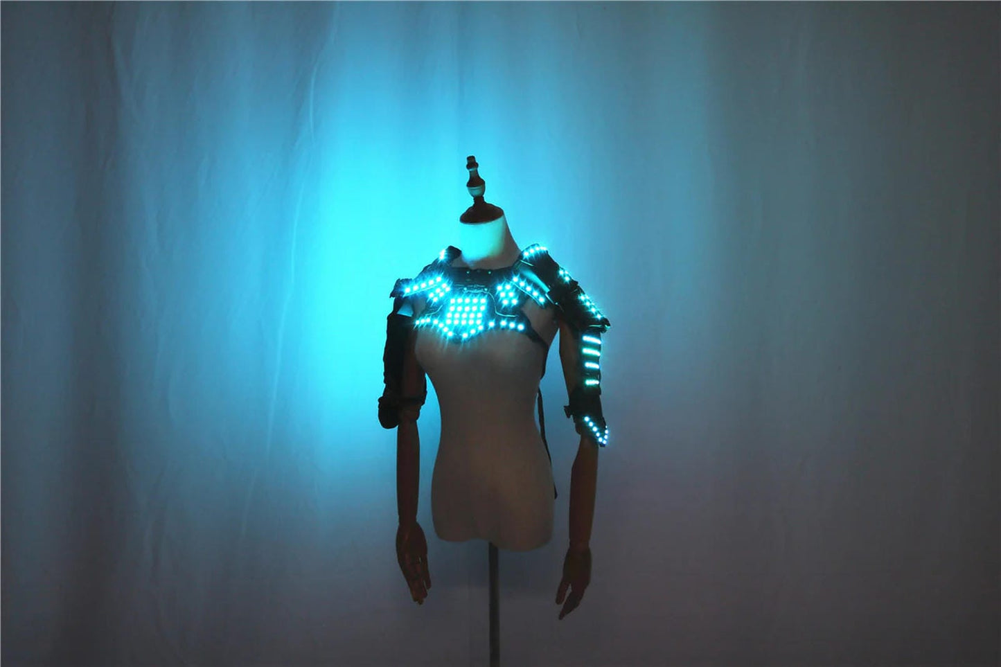 Glowing LED Clothes Armor Leather For Raves And EDM Music Festivals