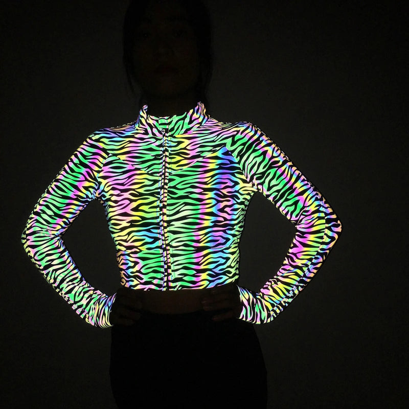 Woman's Festie Reflective Coat