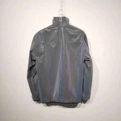 Reflective Lapel Coat for EDM Music Festivals and Raves