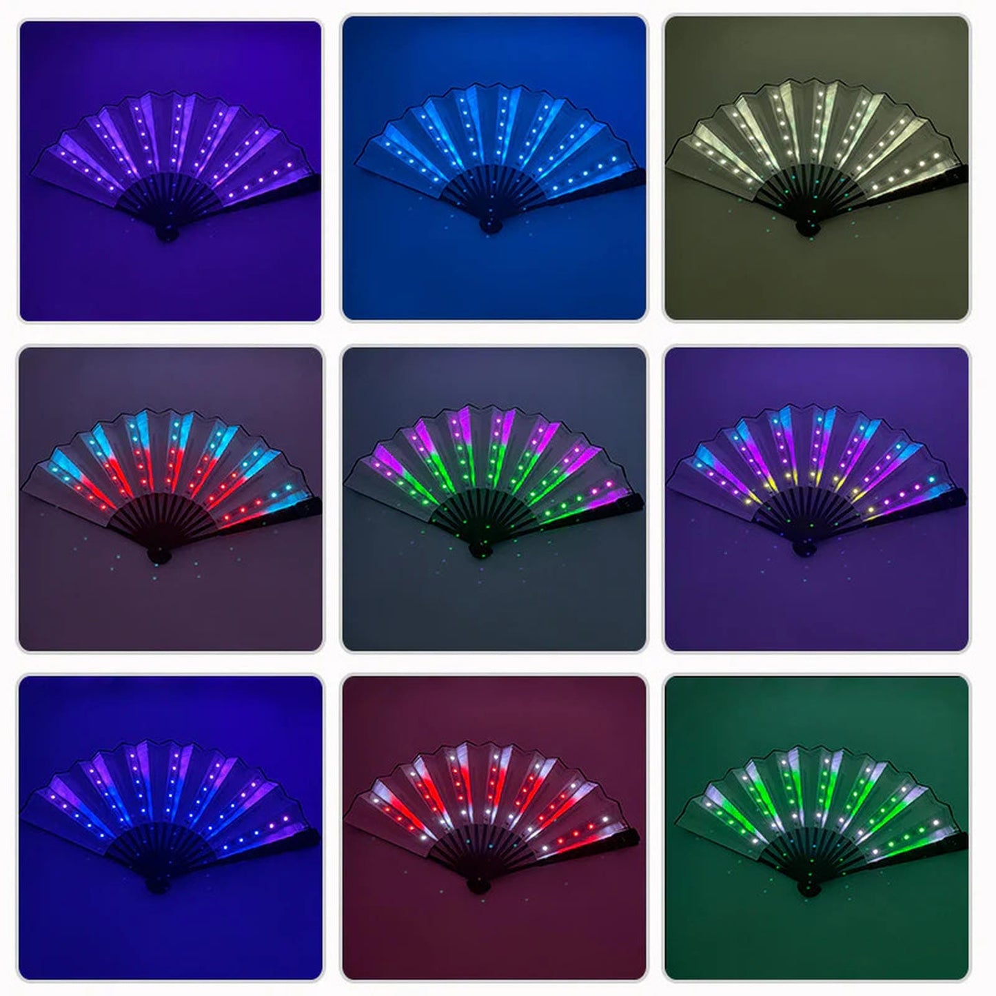 Rave LED Fan For EDM Festival