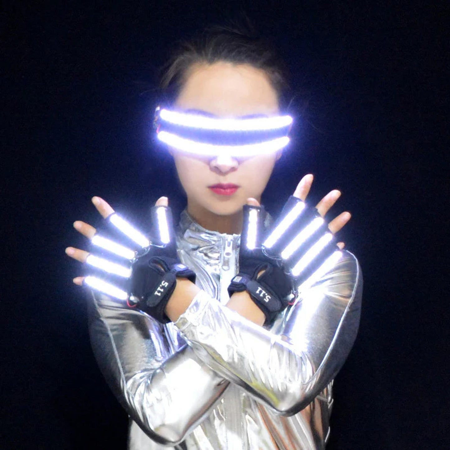 LED Finger Gloves for EDM Festivals and Raves - Illuminate Your Experience