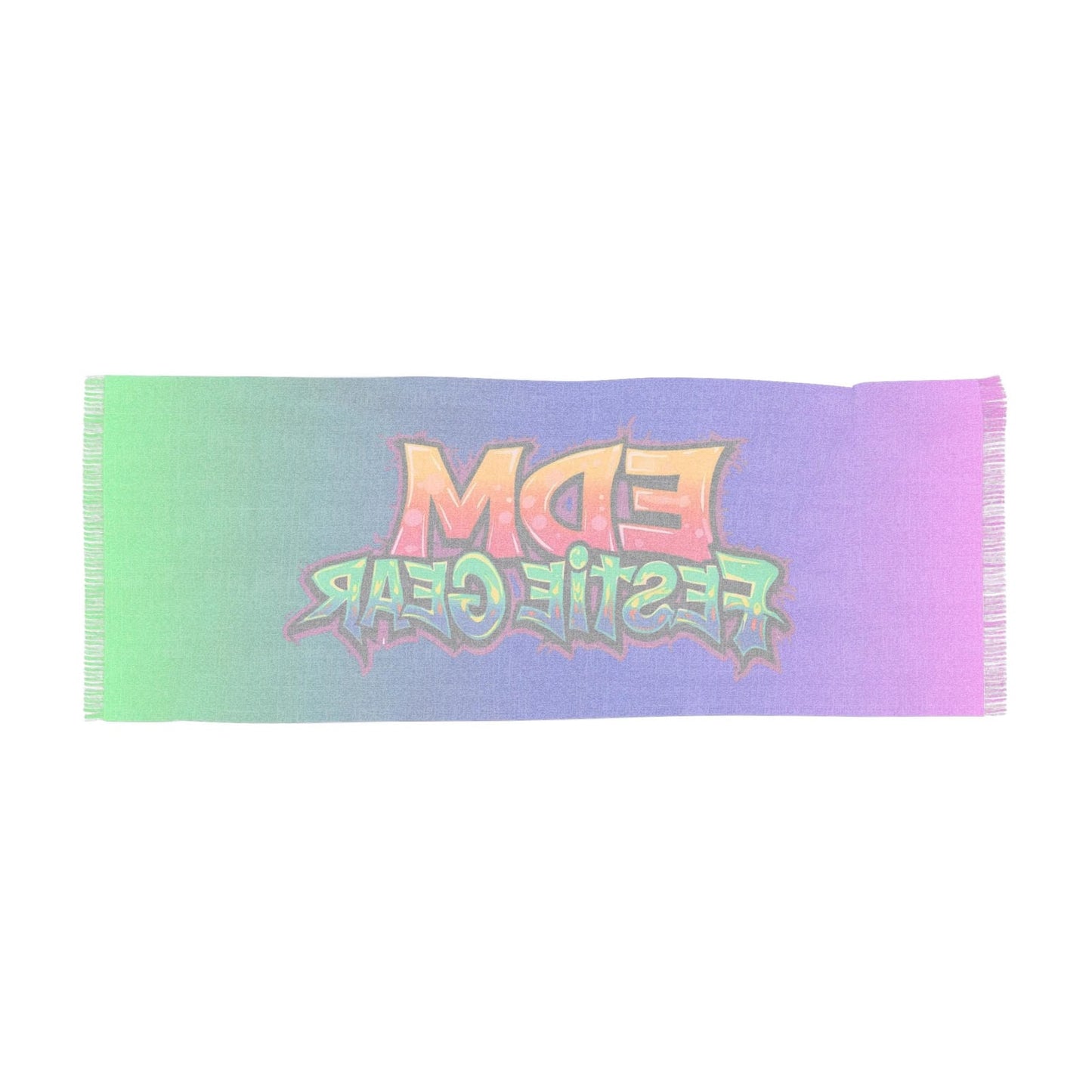 Neon Rave Festival Scarf — Bright and Lightweight EDM Accessory