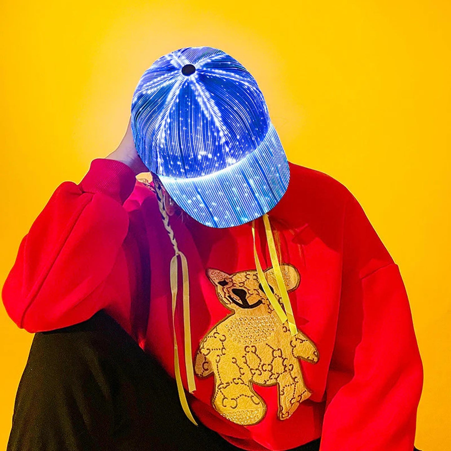 LED Hat For Raves And EDM Festivals